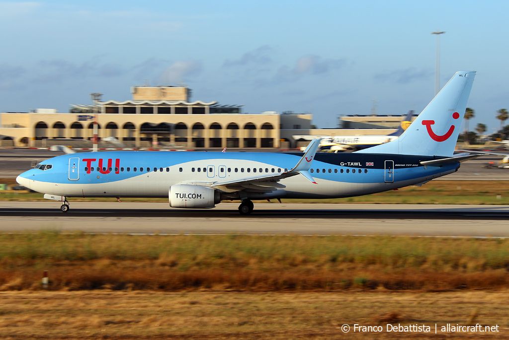 G-TAWL · Boeing 737-8K5(WL) · (MLA / LMML)
