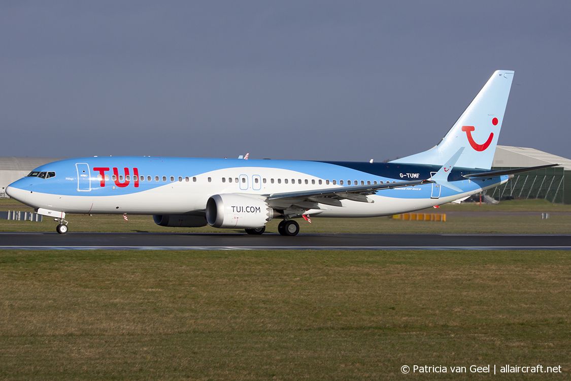 G-TUMF · Boeing 737-8 MAX · (MAN / EGCC)