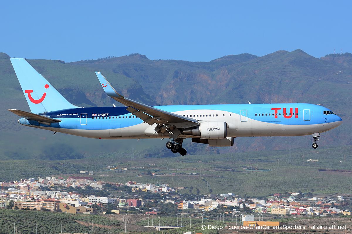 G-OBYF · Boeing 767-304(ER)(WL) · (LPA / GCLP)