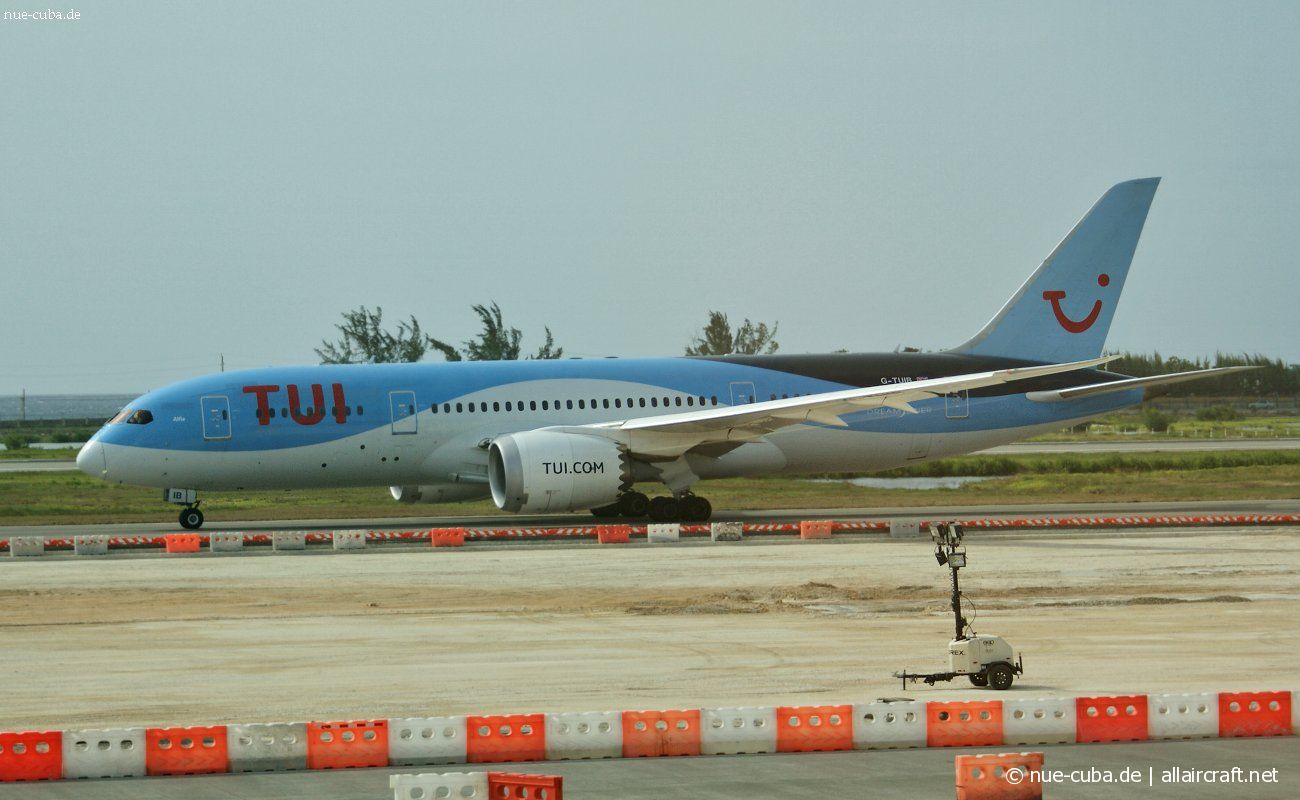 G-TUIB · Boeing 787-8 Dreamliner · (MBJ / MKJS)