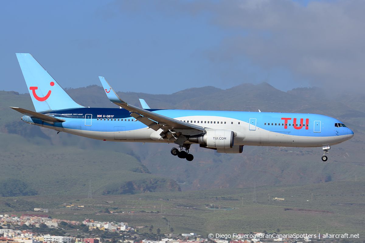 G-OBYF · Boeing 767-304(ER)(WL) · (LPA / GCLP)