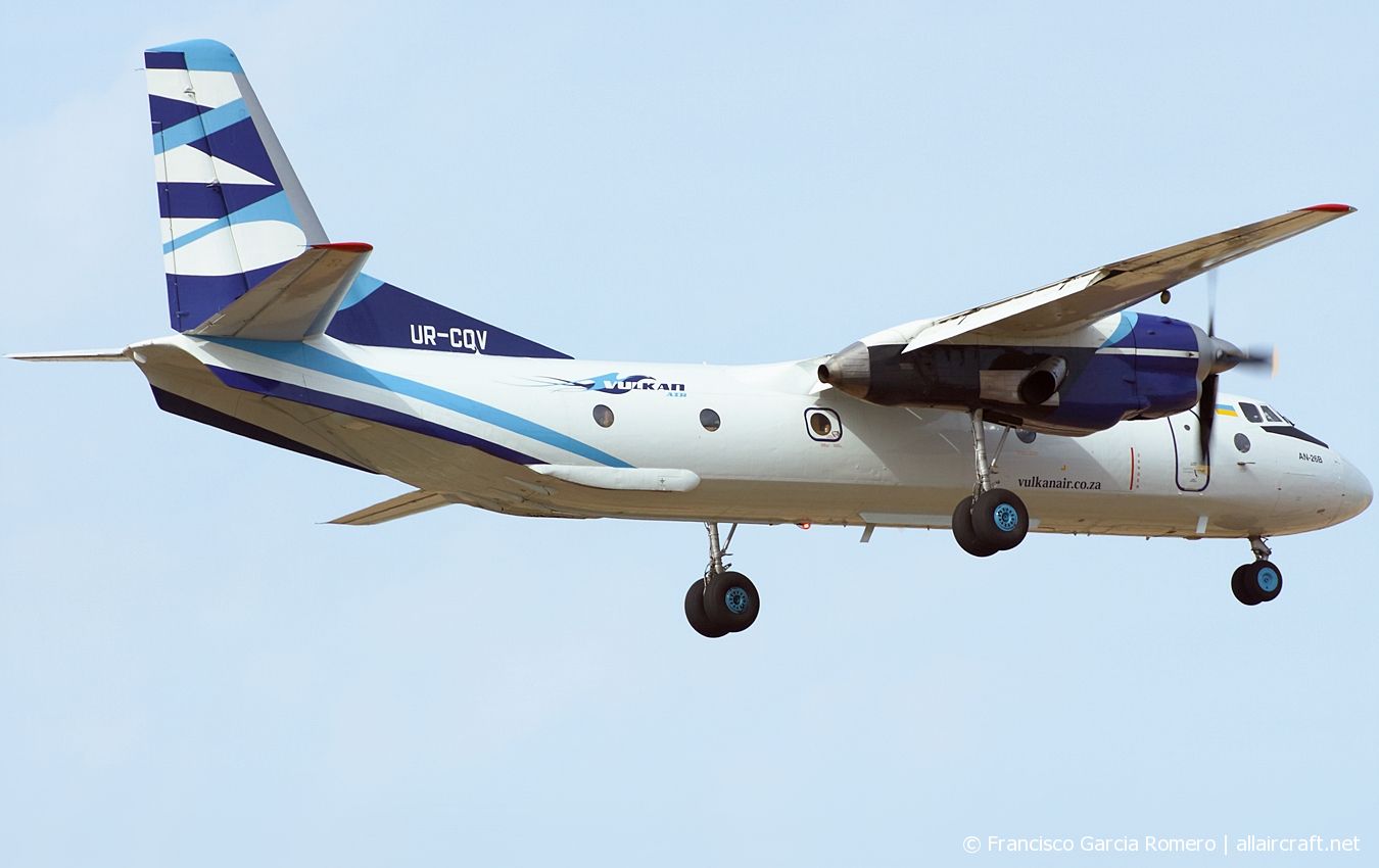 UR-CQV · Antonov An-26B · (LPA / GCLP)