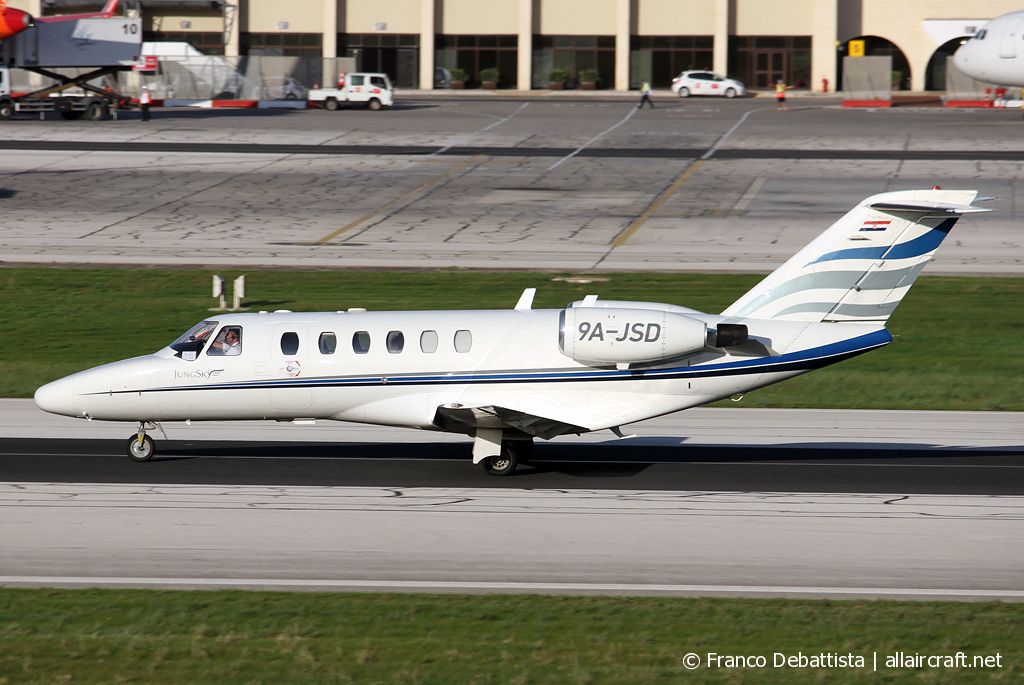 9A-JSD · Cessna 525A CitationJet CJ2 · (MLA / LMML)