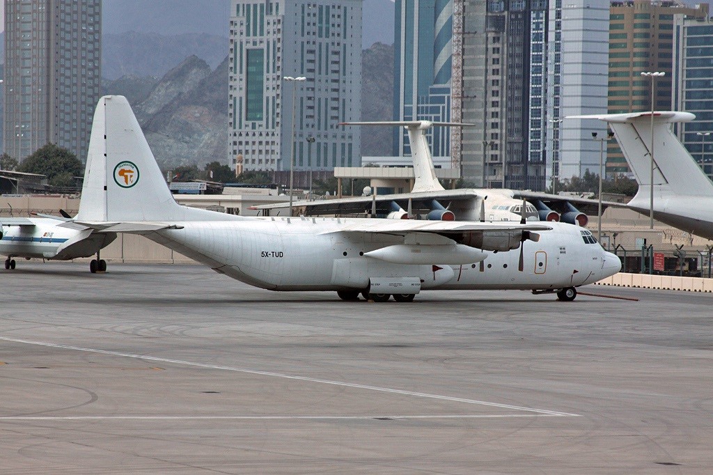 5X-TUD · Lockheed L-100-30 Hercules · (FJR / OMFJ)