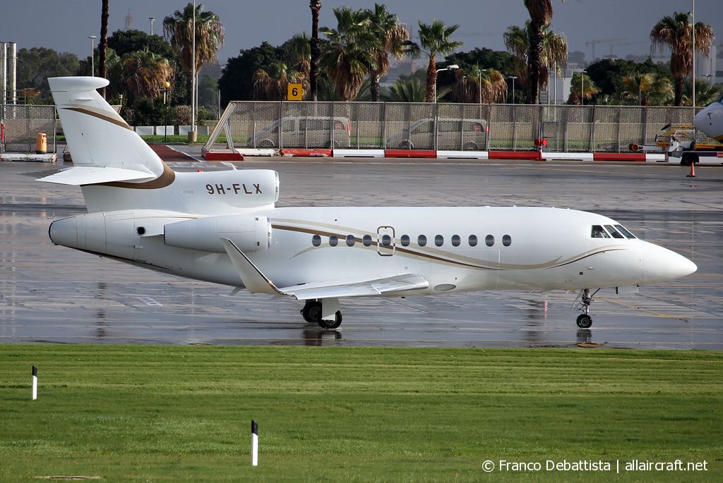 9H-FLX · Dassault Falcon 900LX · (MLA / LMML)