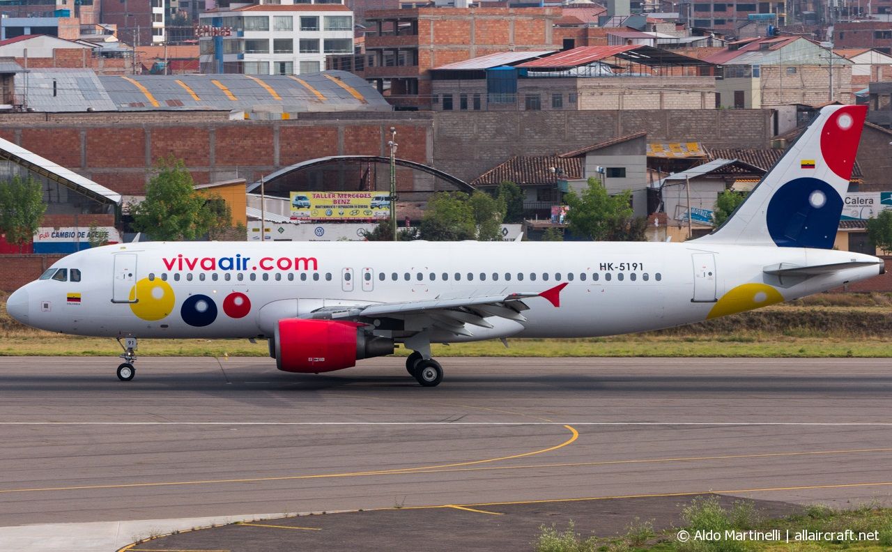 HK-5191 · Airbus A320-214 · (CUZ / SPZO)
