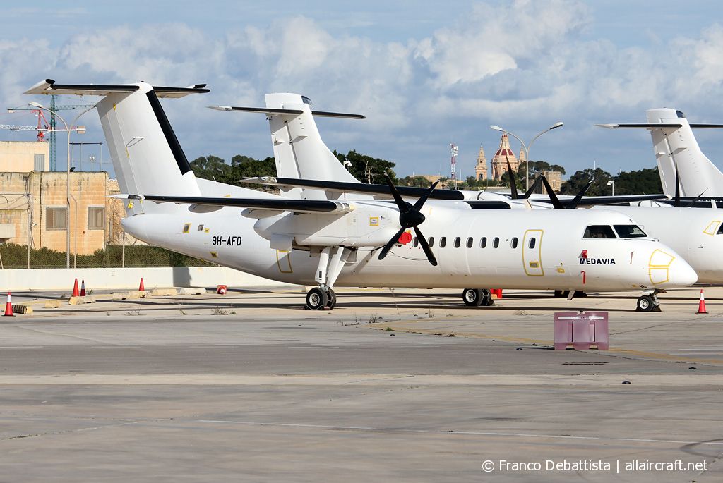 9H-AFD · Bombardier Dash 8-Q311 · (MLA / LMML)