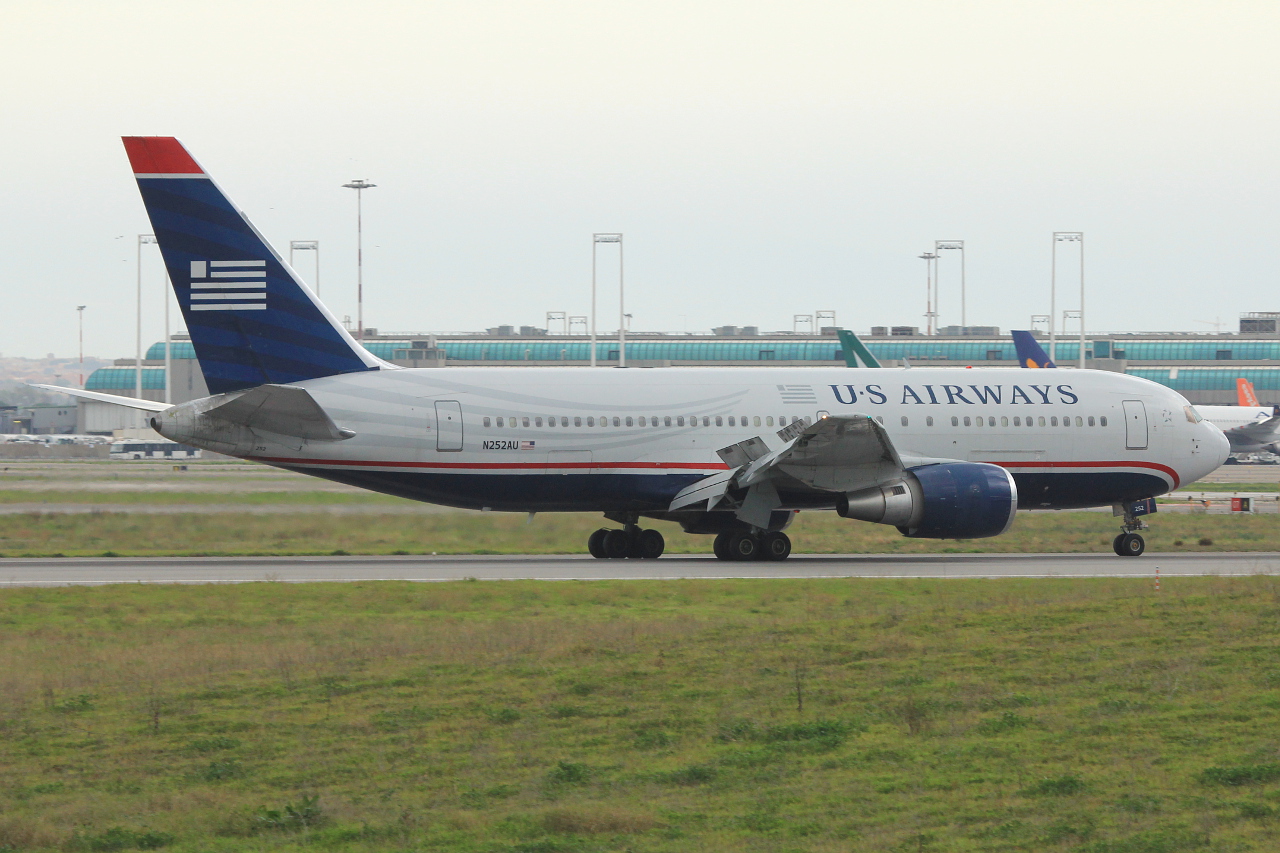 N252AU · Boeing 767-2B7/ER · (FCO / LIRF)