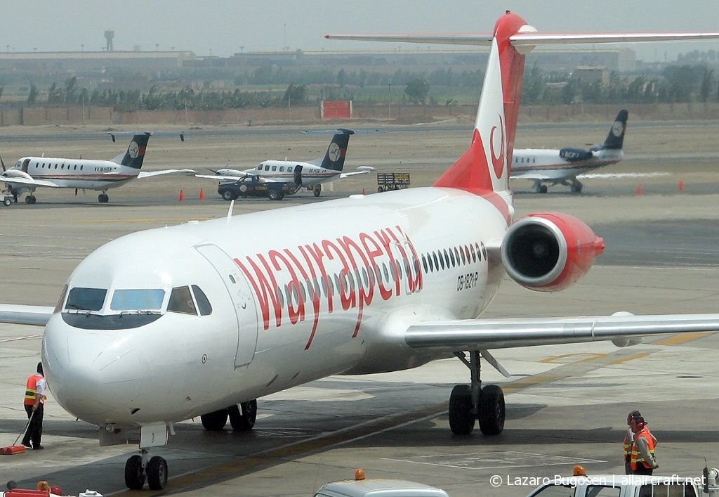 OB-1821-P · Fokker 100 · (LIM / SPIM)