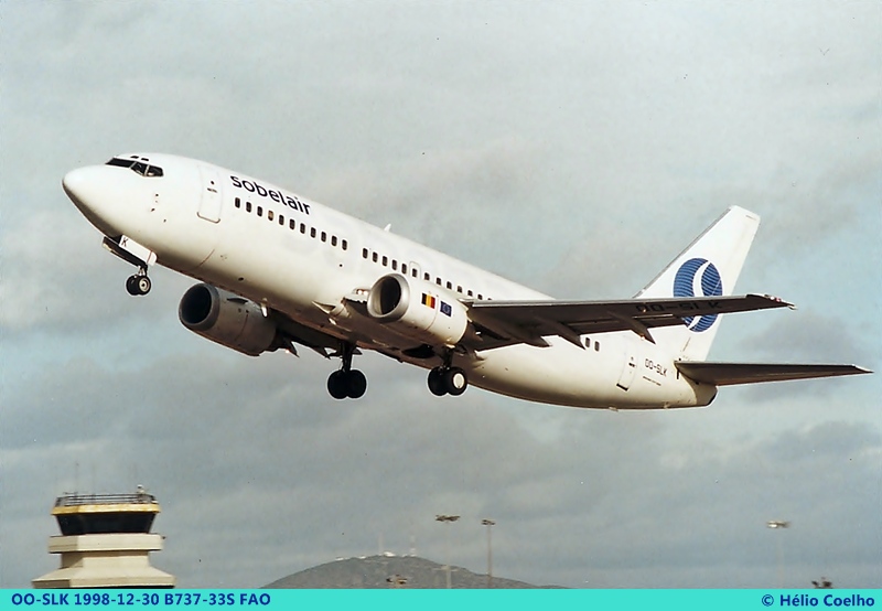 OO-SLK · Boeing 737-33S · (FAO / LPFR)