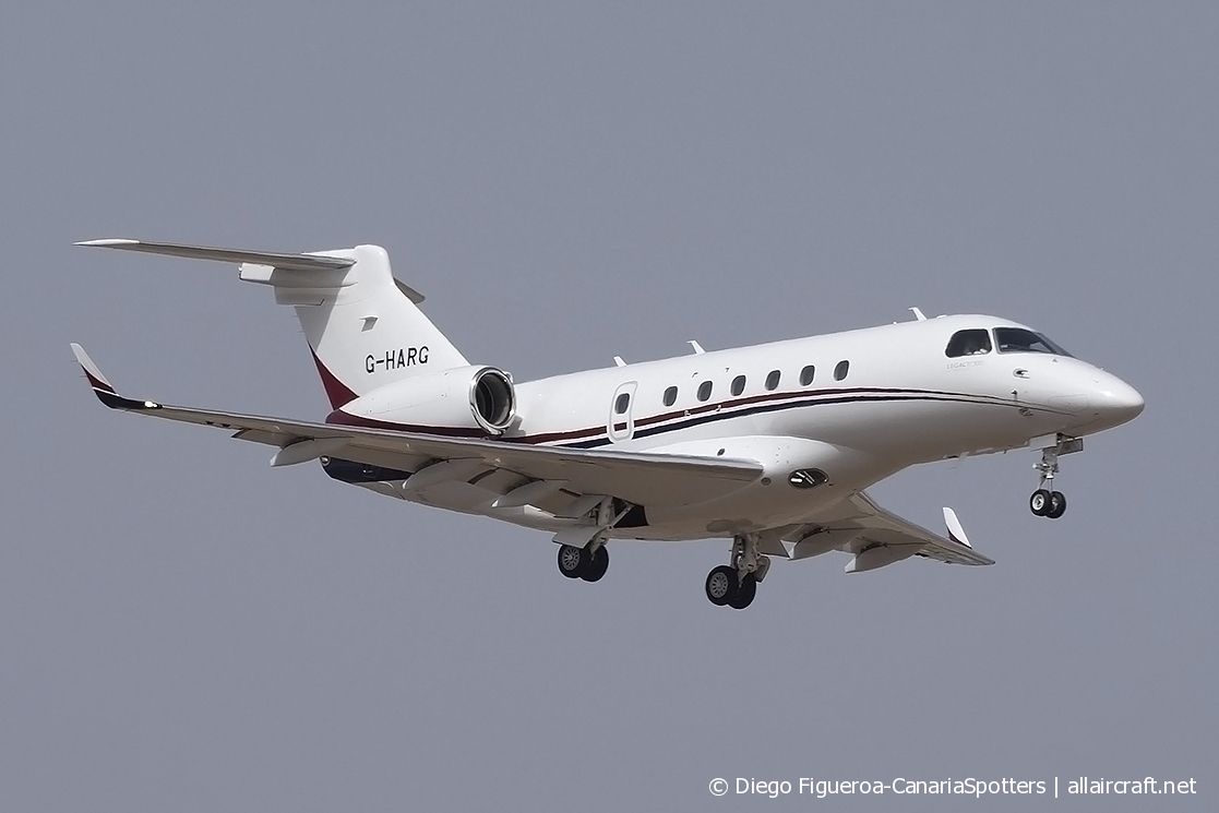 G-HARG · Embraer EMB-550 Legacy 500 · (LPA / GCLP)