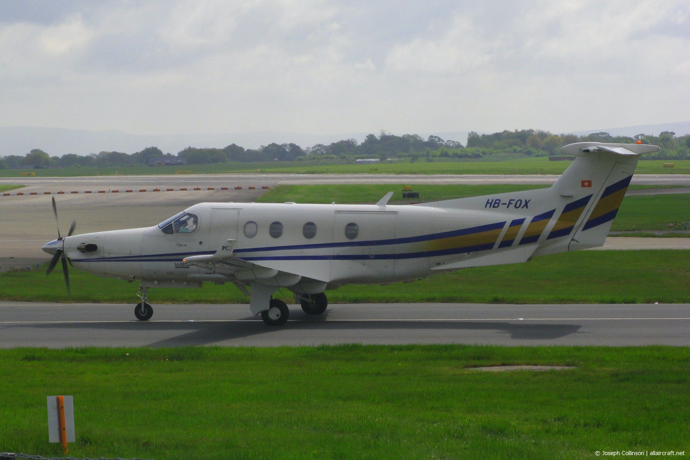 HB-FOX · Pilatus PC-12/45 · (MAN / EGCC)