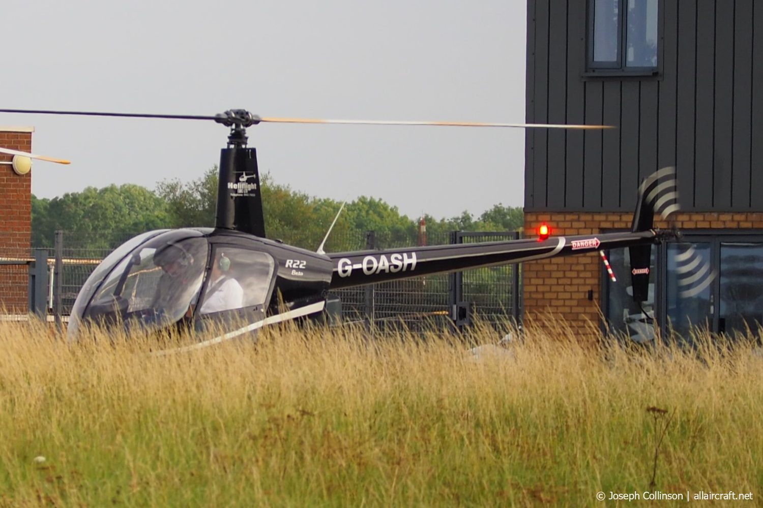 G-OASH · Robinson R22 Beta · (GLO / EGBJ)