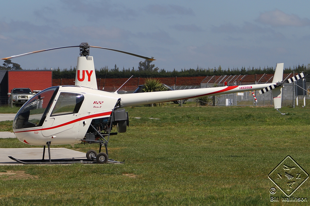 ZK-HUY · Robinson R22 HP · (CHC / NZCH)