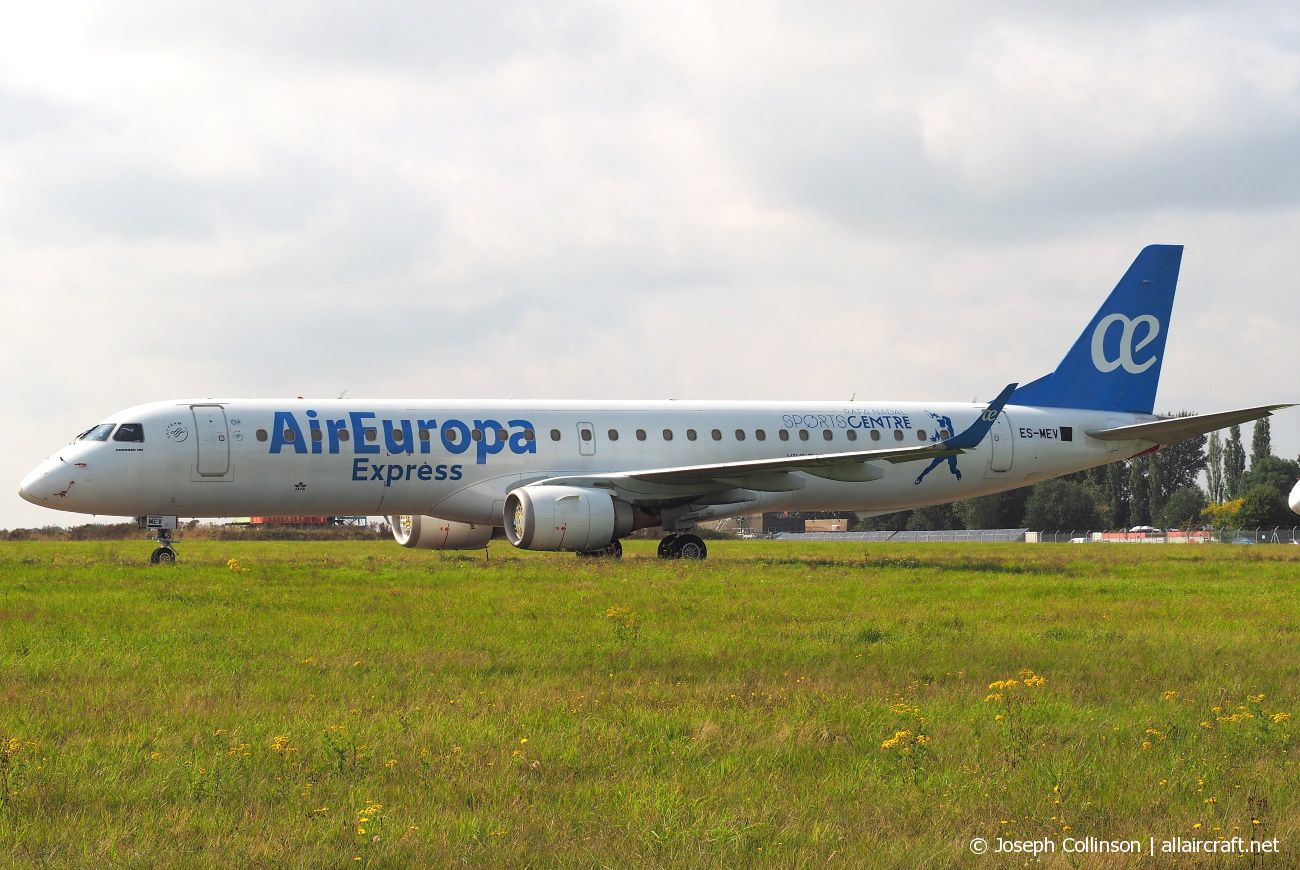 ES-MEV · Embraer 190-200LR · (NWI / EGSH)