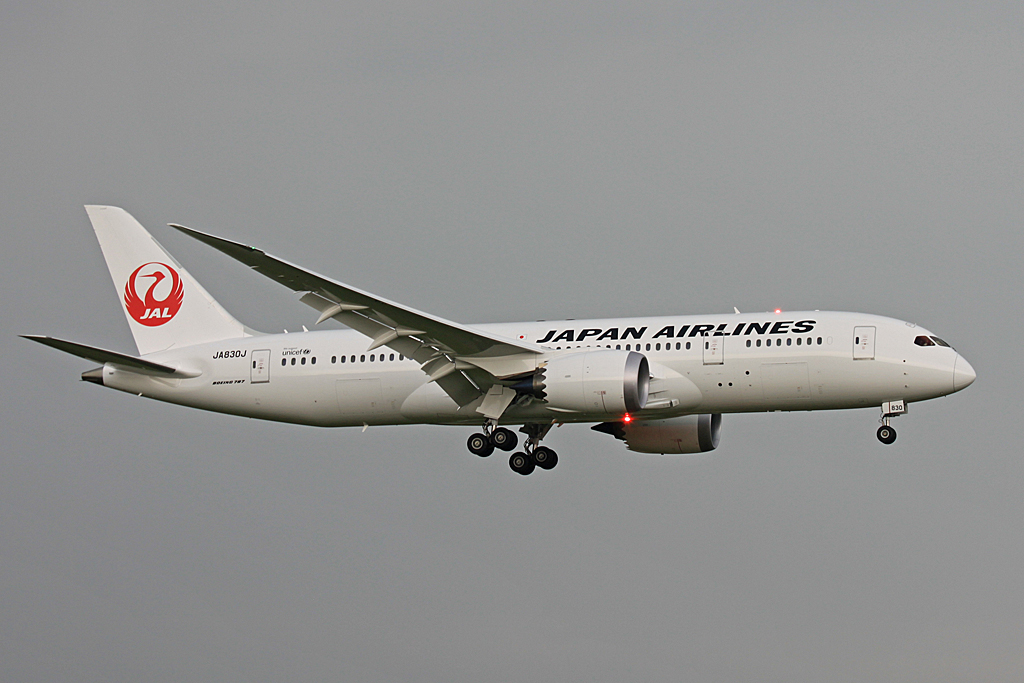 JA830J · Boeing 787-8 Dreamliner · (NRT / RJAA)
