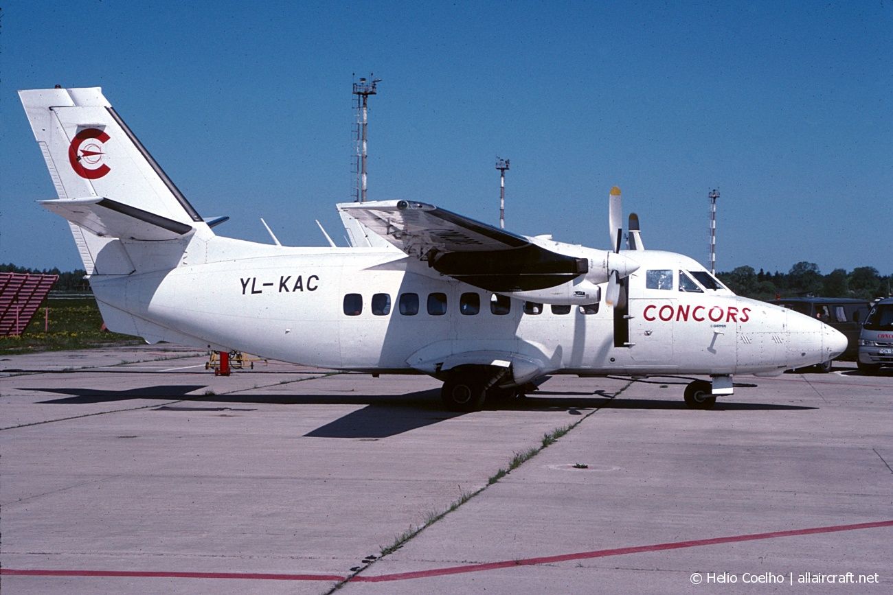 YL-KAC · Let L-410UVP Turbolet · (RIX / EVRA)