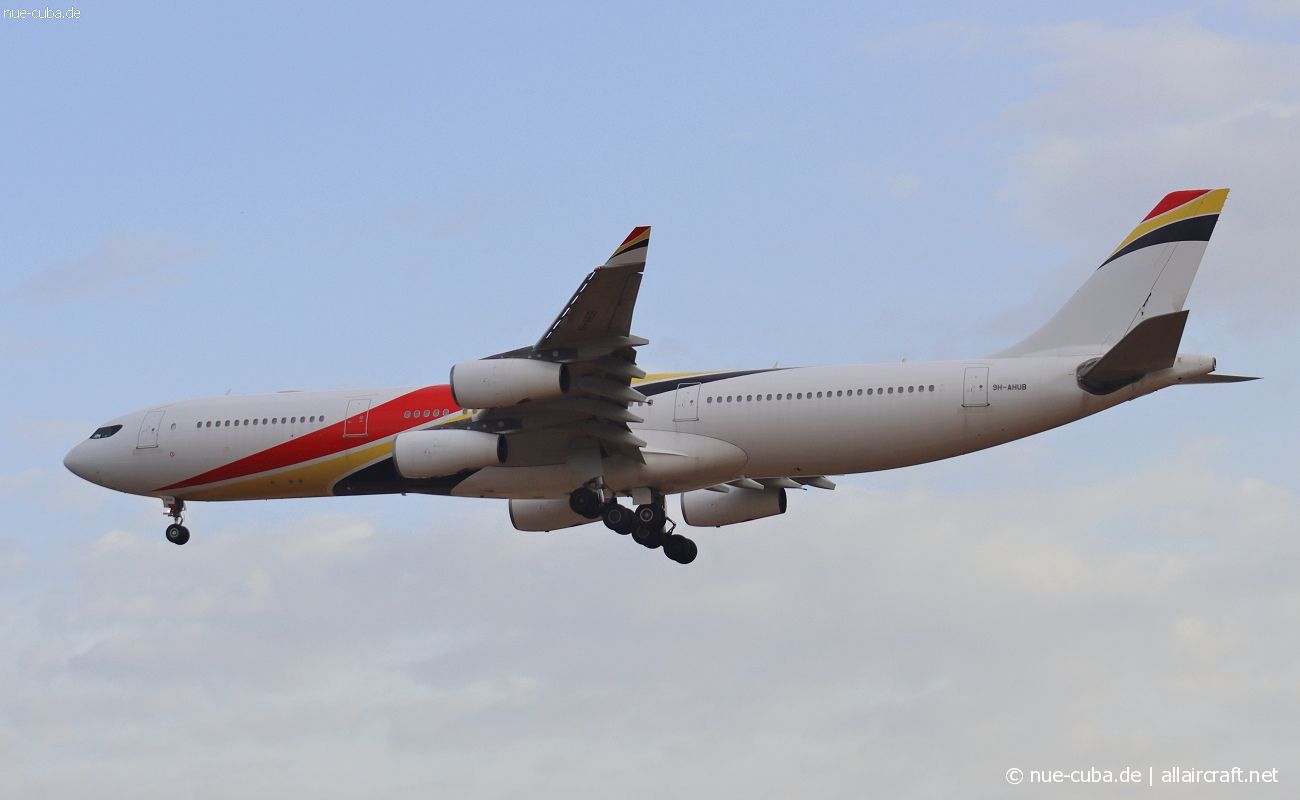 9H-AHUB · Airbus A340-313 · (PMI / LEPA / LESJ)