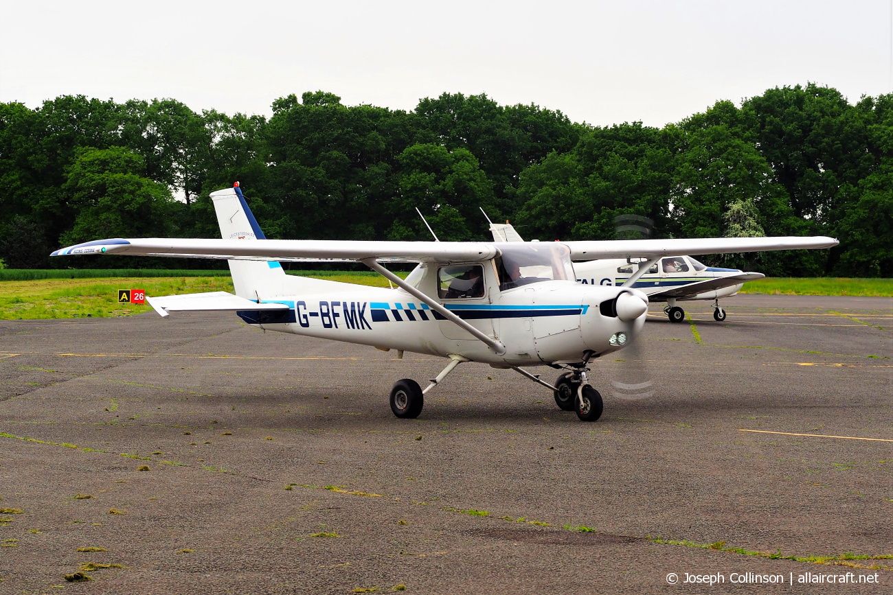 G-BFMK · Reims-Cessna FA152 · (EGBM)
