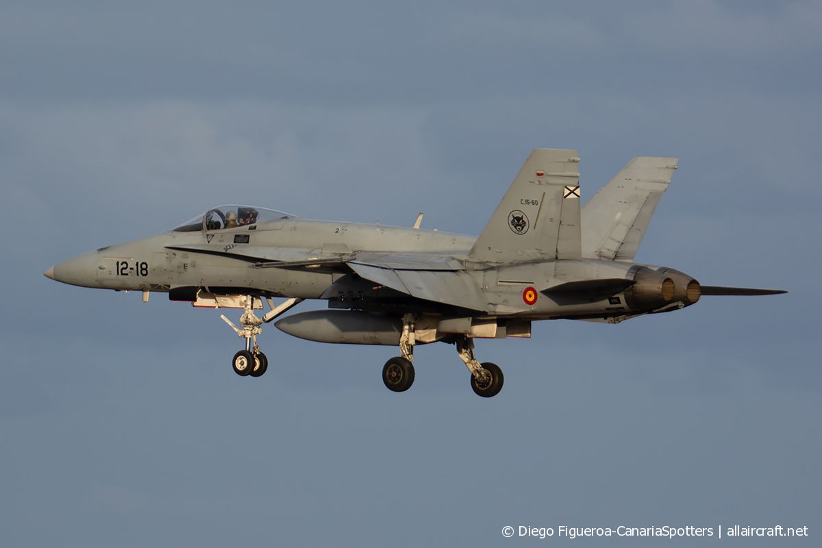 C.15-60 · McDonnell Douglas EF-18A Hornet · (LPA / GCLP)