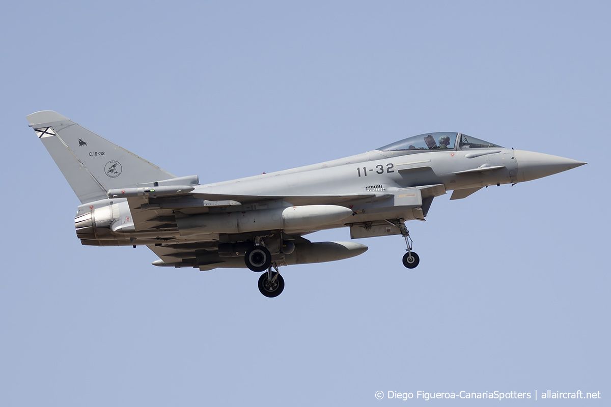 C.16-32 · Eurofighter EF-2000 Typhoon · (LPA / GCLP)
