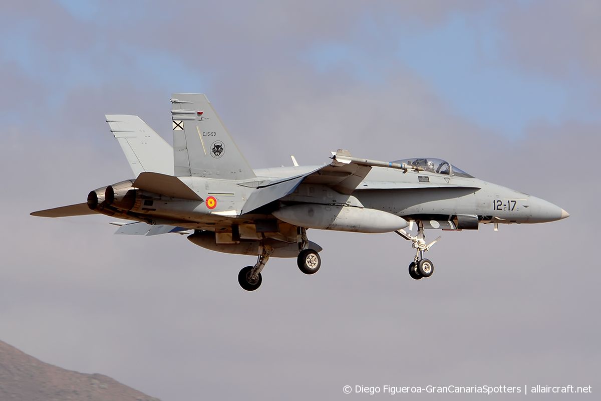 C.15-59 · McDonnell Douglas EF-18A Hornet · (LPA / GCLP)