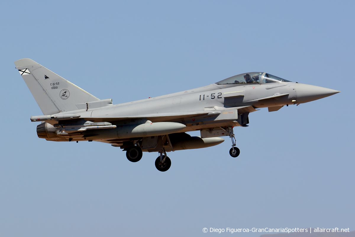 C.16-52 · Eurofighter EF-2000 Typhoon S · (LPA / GCLP)