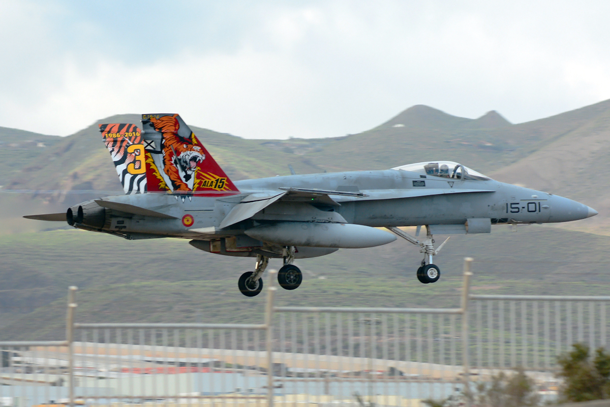 C.15-14 · McDonnell Douglas EF-18A Hornet · (LPA / GCLP)