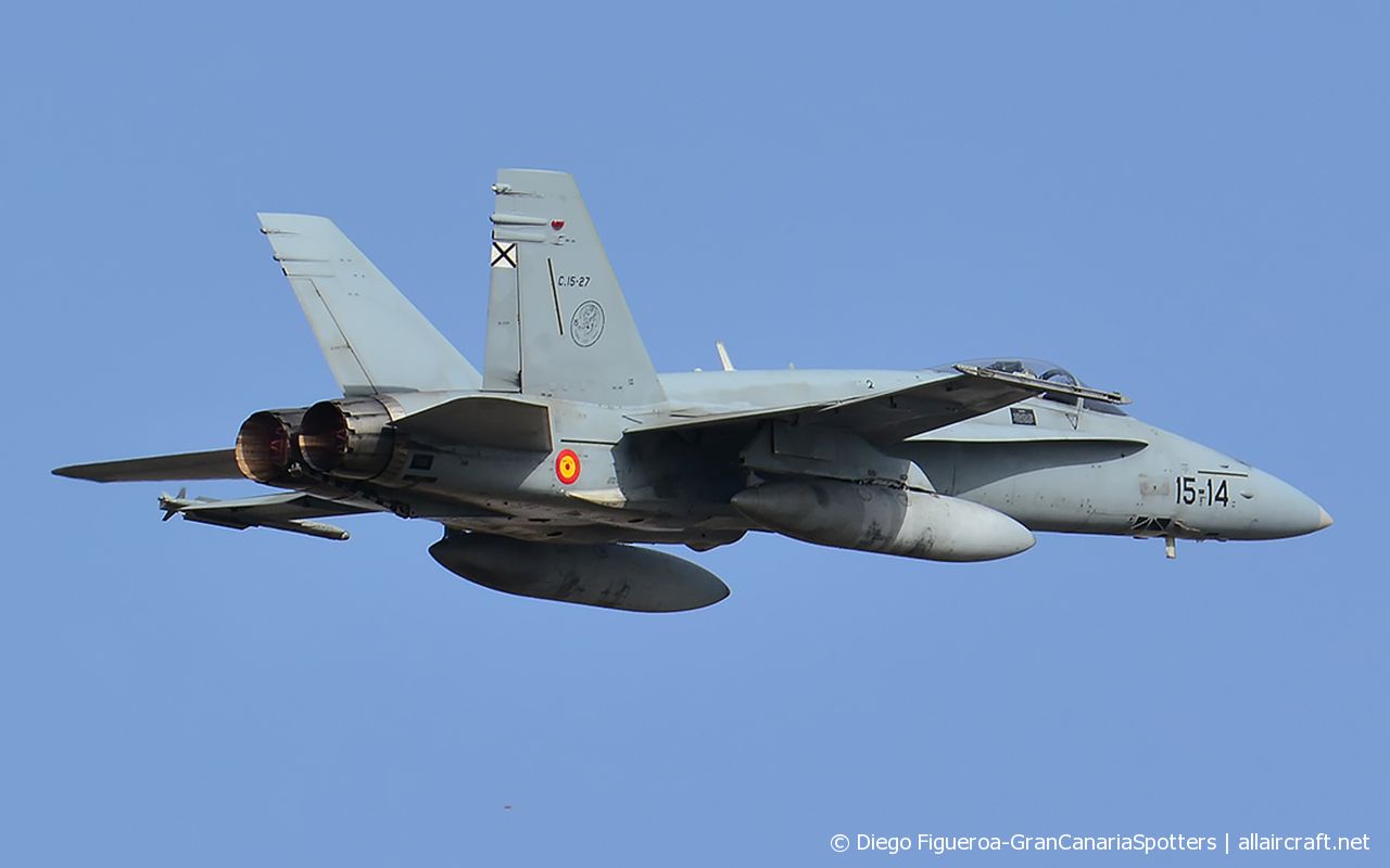 C.15-27 · McDonnell Douglas EF-18A+ Hornet · (LPA / GCLP)