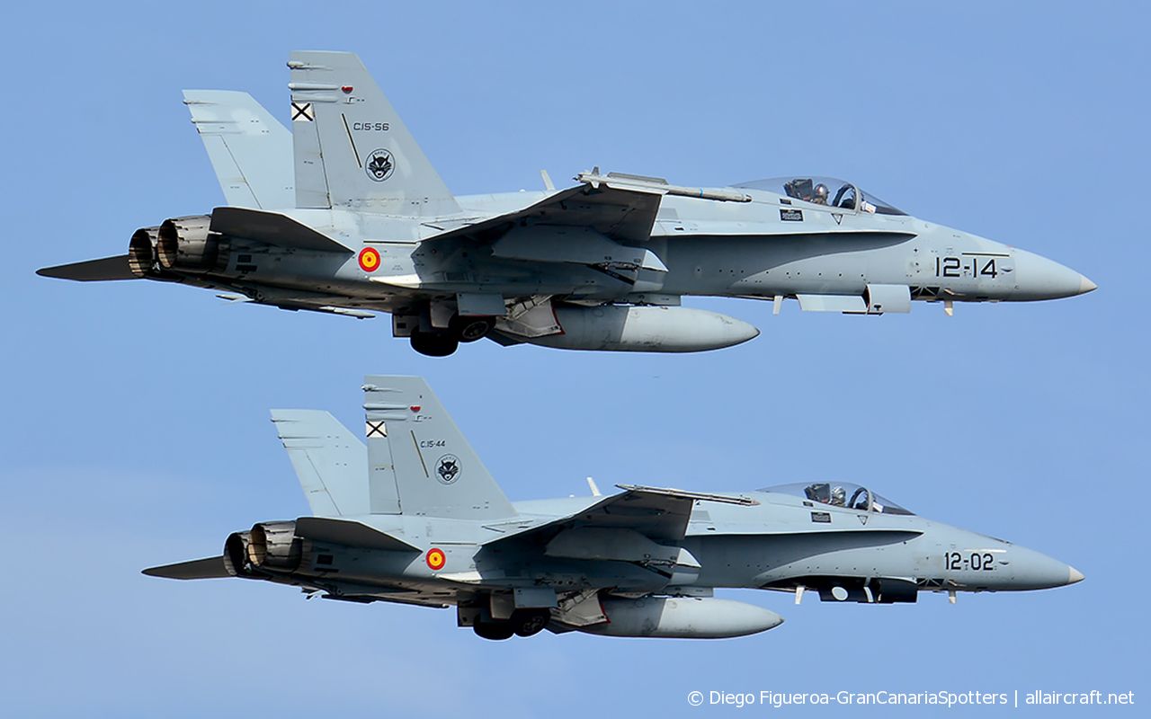 C.15-56 · McDonnell Douglas EF-18M Hornet · (LPA / GCLP)
