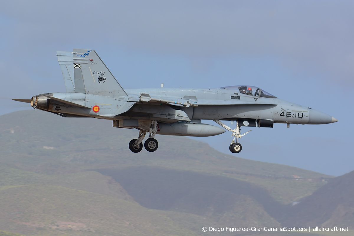 C.15-90 / 46-18 · McDonnell Douglas F/A-18A Hornet · (LPA / GCLP)