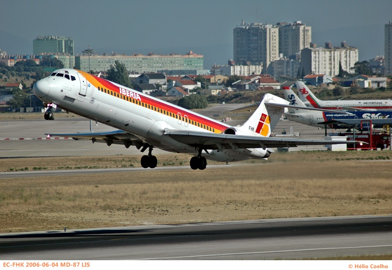 EC-FHK · McDonnell Douglas MD-87 · (LIS / LPPT)