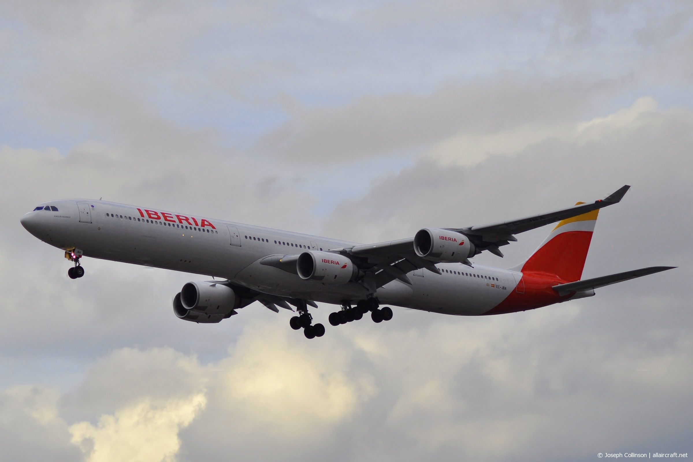 EC-JBA · Airbus A340-642 · (LHR / EGLL)