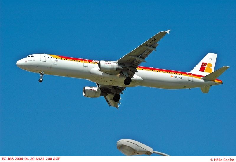 EC-JGS · Airbus A321-211 · (AGP / LEMG)