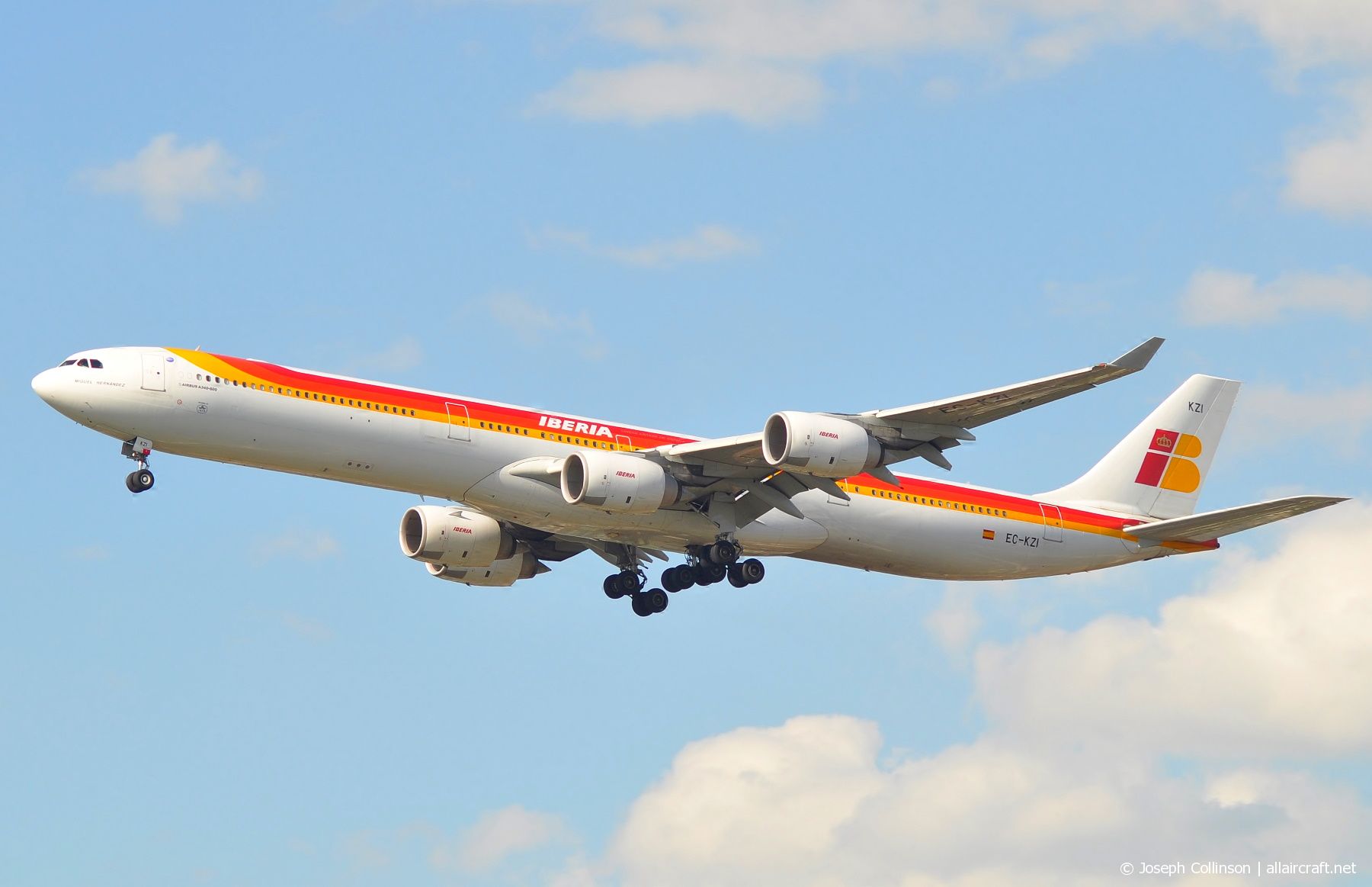 EC-KZI · Airbus A340-642 · (LHR / EGLL)