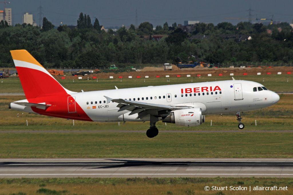 EC-JEI · Airbus A319-111 · (DUS / EDDL)