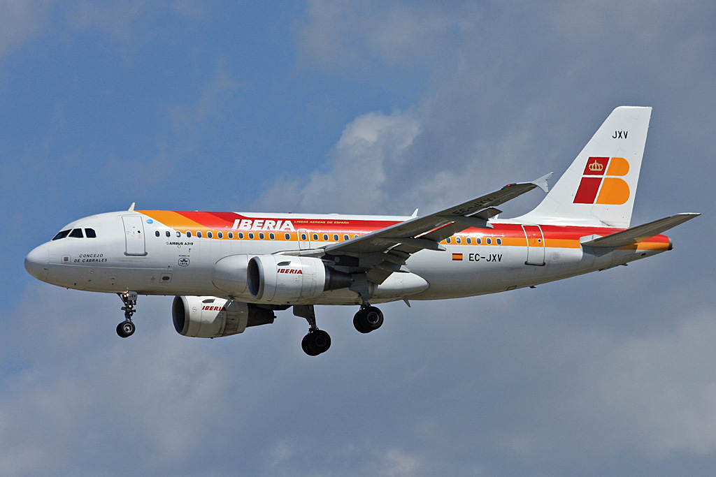 EC-JXV · Airbus A319-111 · (FRA / FRF / EDDF)