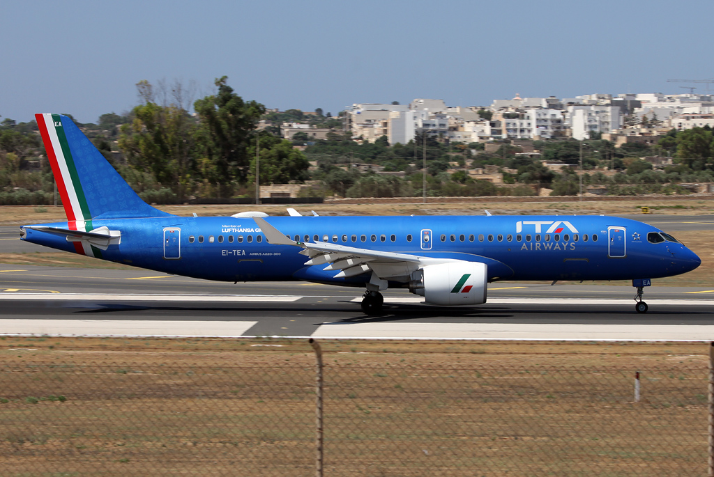 EI-TEA · Airbus A220-300 · MLA / LMML