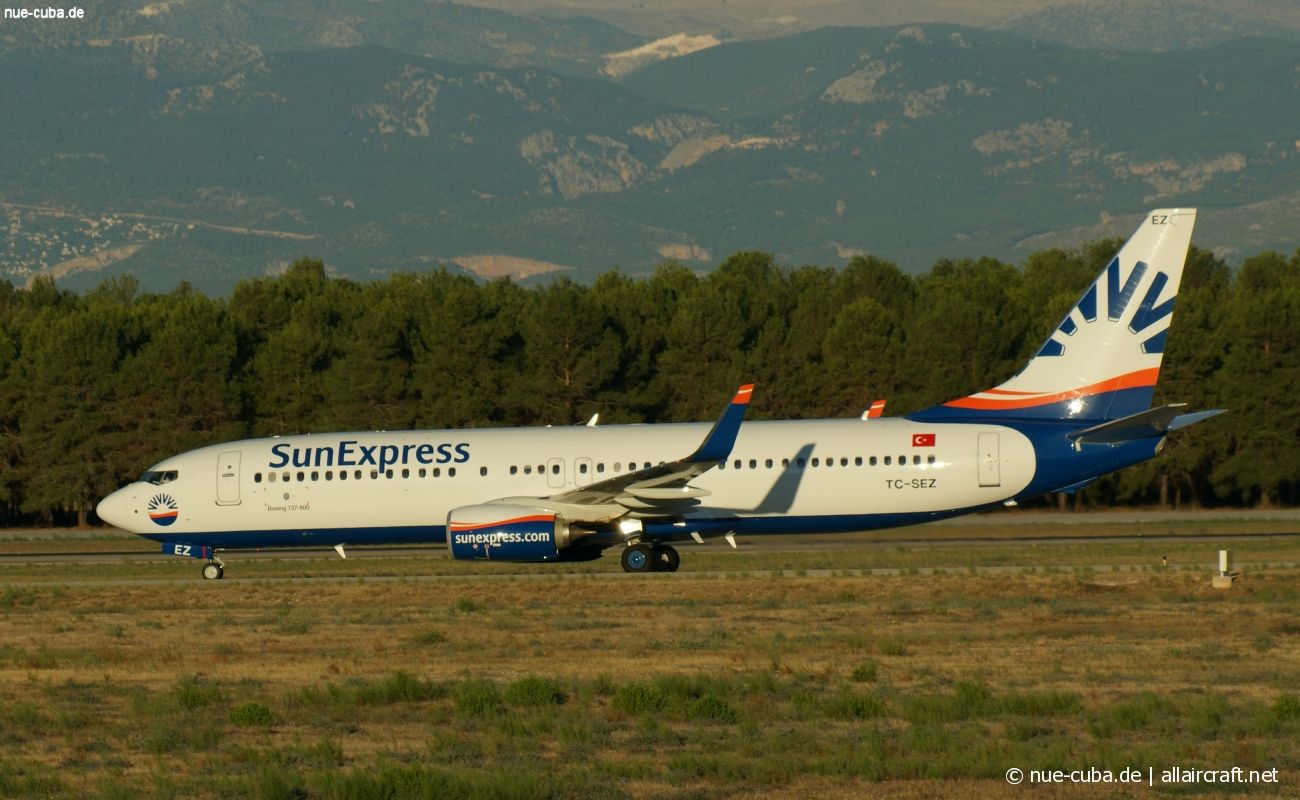 TC-SEZ · Boeing 737-8HC(WL) · (AYT / LTAI)