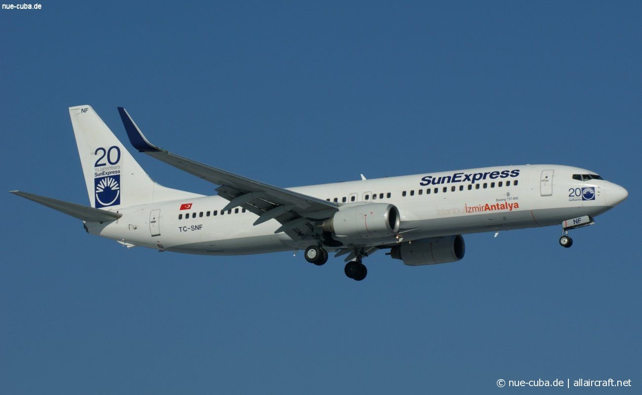 TC-SNF · Boeing 737-8HC(WL) · (NUE / EDDN)