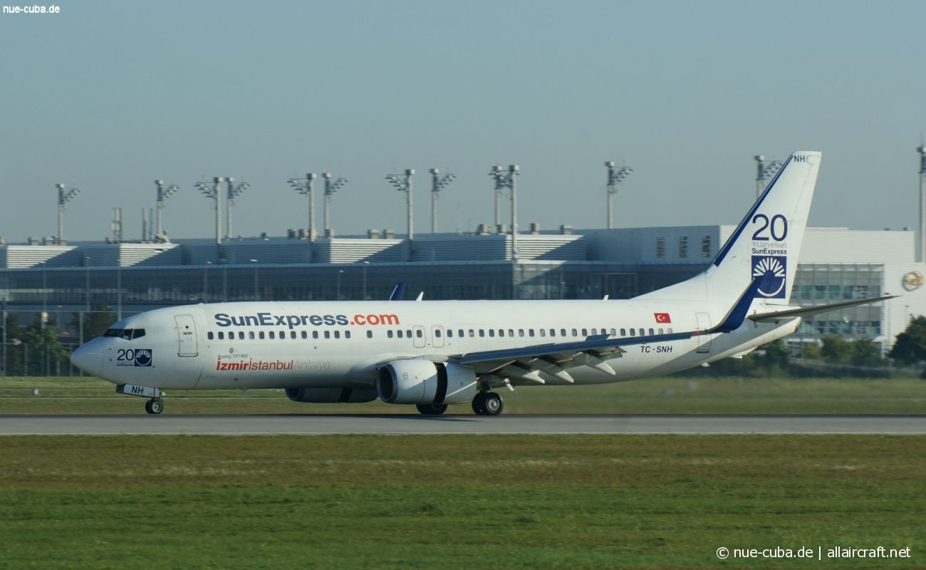 TC-SNH · Boeing 737-8FH(WL) · (MUC / EDDM)