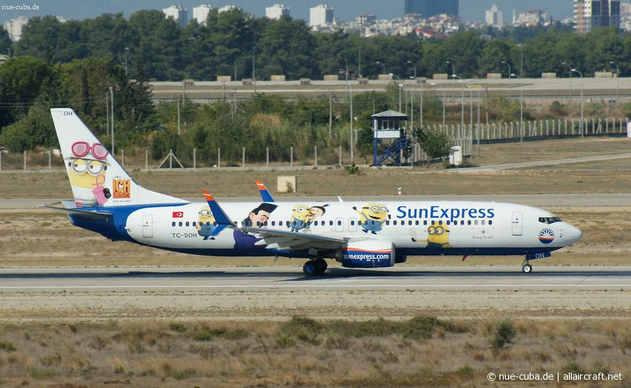 TC-SOH · Boeing 737-8HC(WL) · (AYT / LTAI)