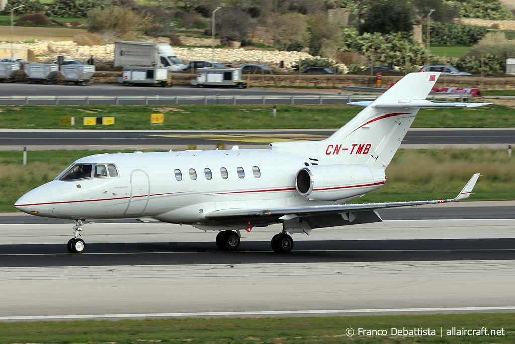 CN-TMB · Raytheon Hawker 850XP · (MLA / LMML)