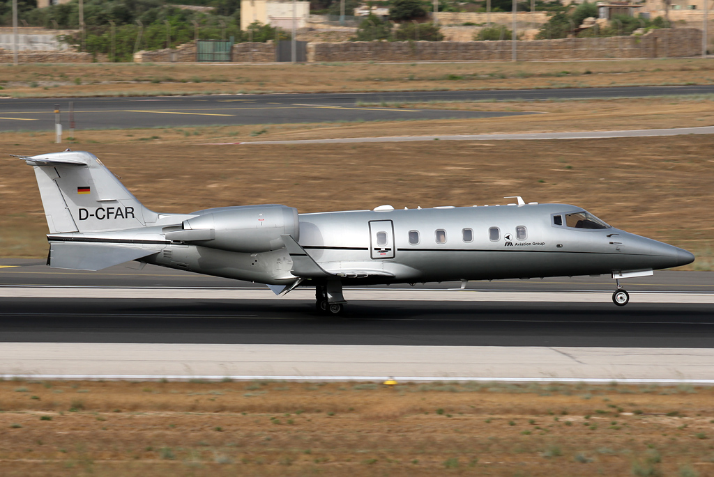 D-CFAR · Learjet 60XR · MLA / LMML