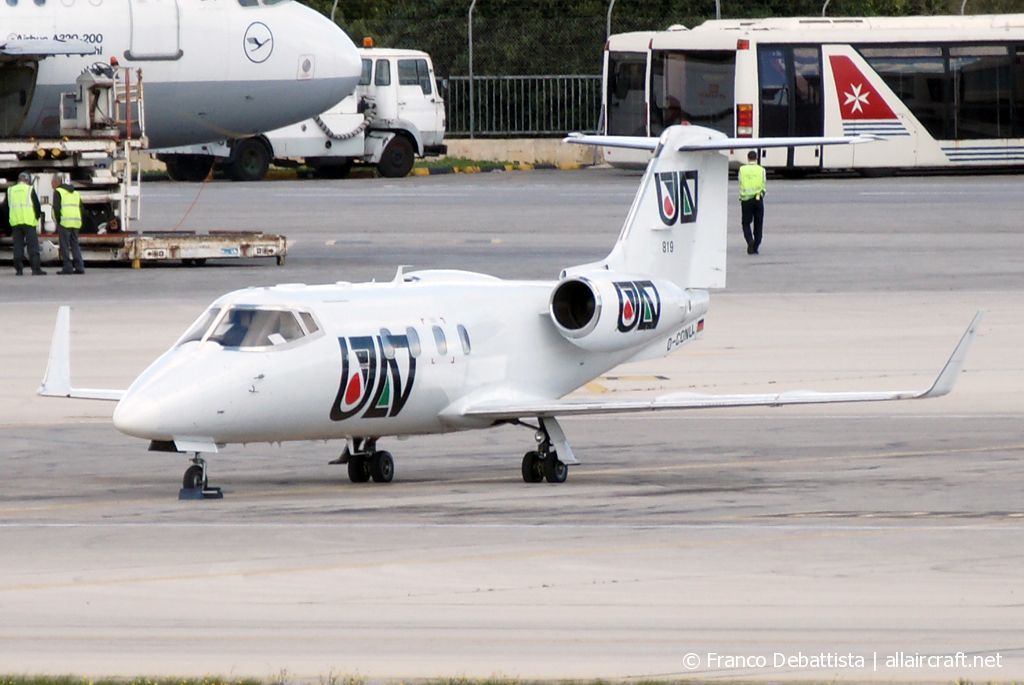 D-CONU · Gates Learjet 55 · (MLA / LMML)