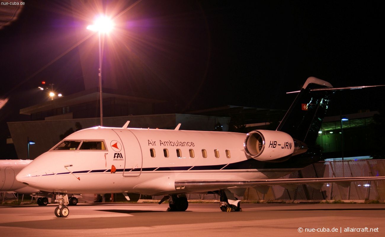 HB-JRN · Bombardier CL-600-2B16 Challenger 604 · (NUE / EDDN)