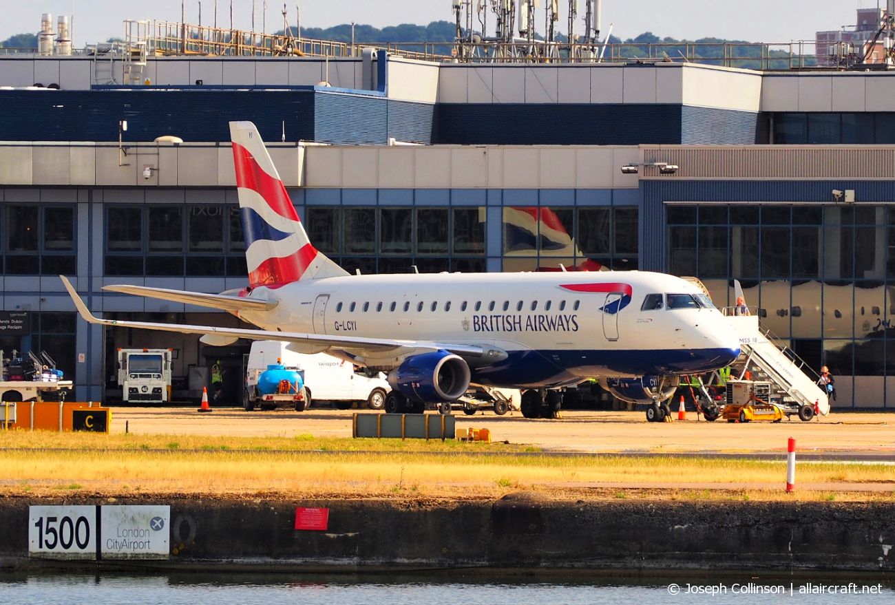 G-LCYI · Embraer 170-100STD · (LCY / EGLC)