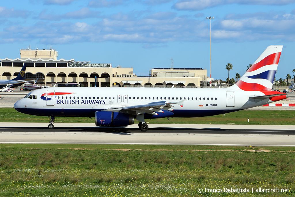 G-MIDO · Airbus A320-232 · (MLA / LMML)