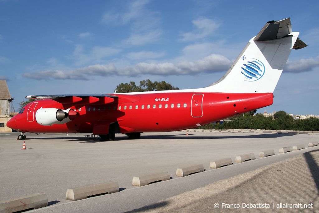 9H-ELE · British Aerospace BAe-146-300 · (MLA / LMML)