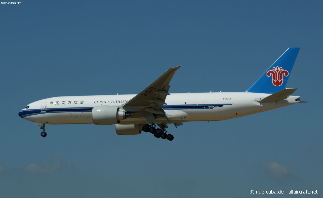 B-2072 · Boeing 777-F1B · (FRA / EDDF)